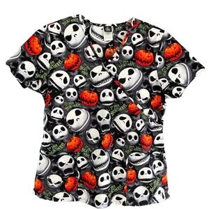 Disney The Nightmare Before Christmas Scrub Top 2XL
